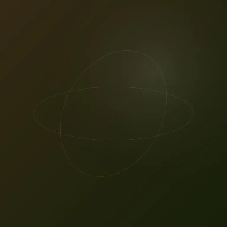 Painterly illustration of an orbital manufacturing platform above Earth processing materials in space